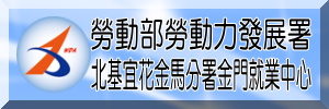 勞動部勞動力發展署北基宜花金馬分署金門就業中心徵才訊息