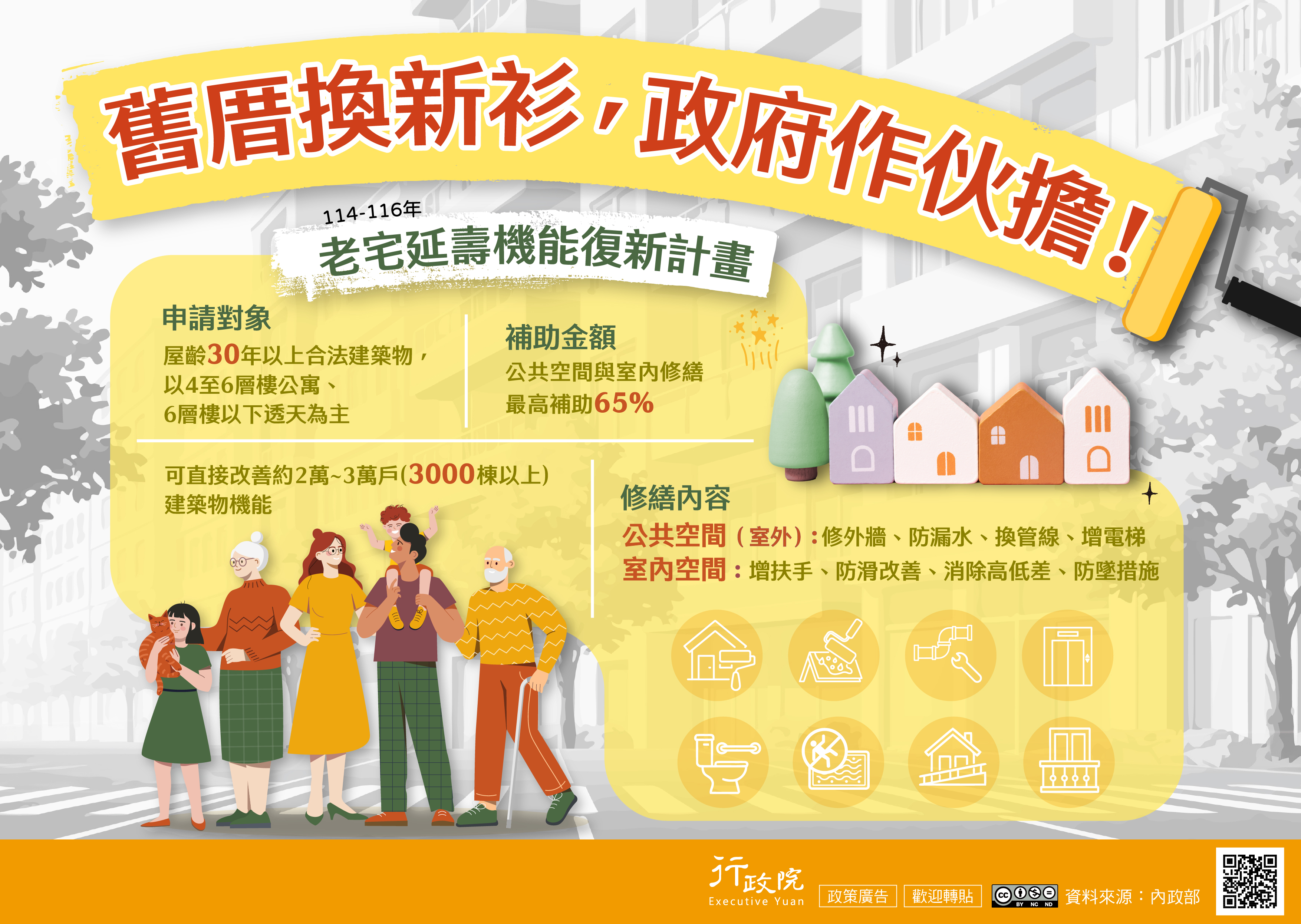 老宅延壽機能復新計畫海報